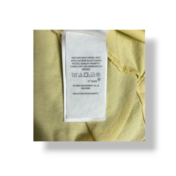 Polo Ralph Lauren Yellow Cotton Classic Fit Polo Shirt Pocket Preppy Men's XL - Picture 9 of 10